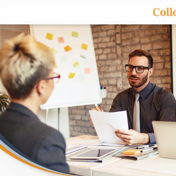 durante un colloquio di lavoro