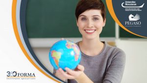 docente di lingue al lavoro dopo aver conseguito la laurea online in lingue e mercati con unipegaso