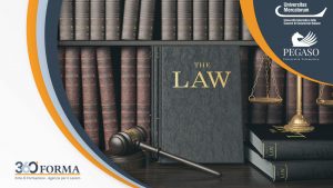martelletto e libro di legge, strumenti dell'avvocato al lavoro dopo aver conseguito la laurea online in scienze giuridiche con unipegaso